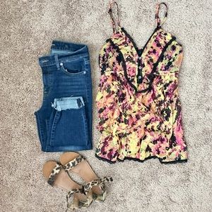 Tank Top | Lace | Ruffle